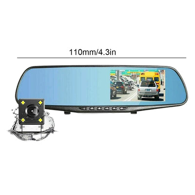 Mirror Dash cam front and rear