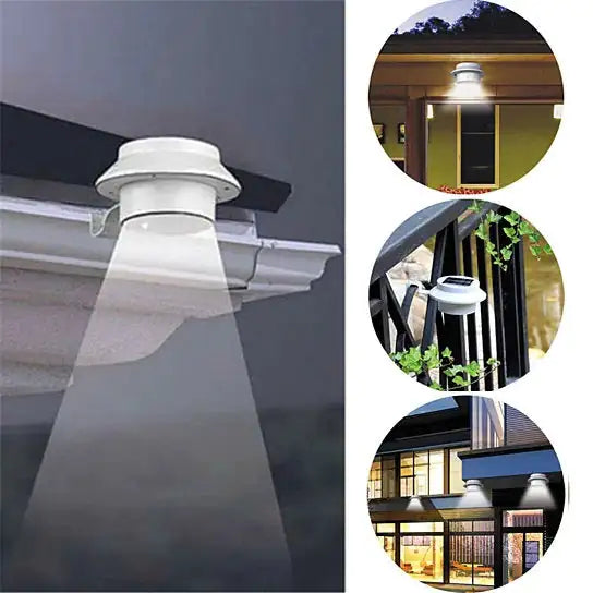 Solar Powered LED Lights for Gutter, Roof or Fence