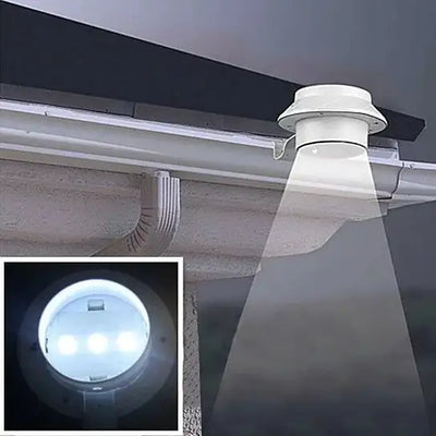 Solar Powered LED Lights for Gutter, Roof or Fence